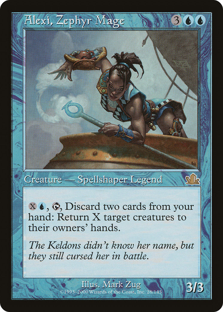 Alexi, Zephyr Mage (PCY-028) [Prophecy] Foil MTG Single Wizards of the Coast