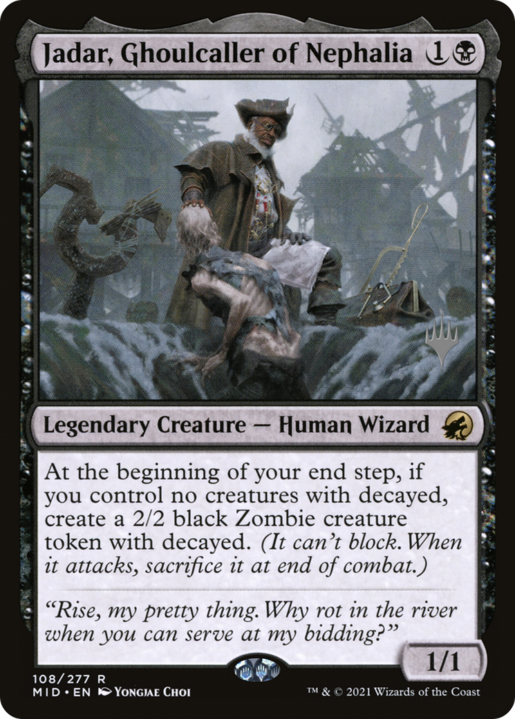 Jadar, Ghoulcaller of Nephalia (PPMID-108) [Innistrad: Midnight Hunt Promos] Foil MTG Single Wizards of the Coast