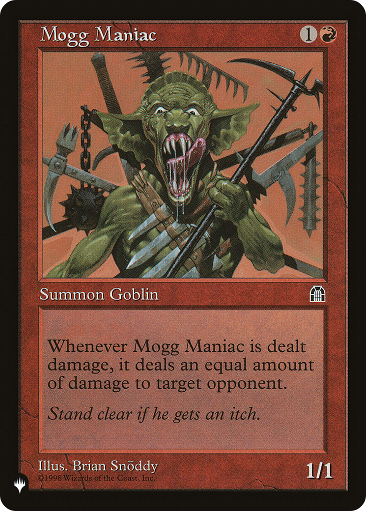 Mogg Maniac (LIST-) [Mystery Booster] The List MTG Single Wizards of the Coast