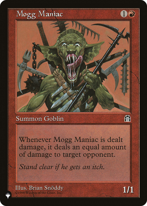 Mogg Maniac (LIST-) [Mystery Booster] The List MTG Single Wizards of the Coast