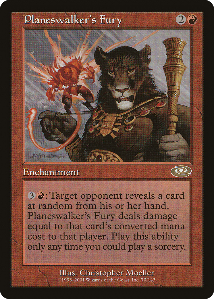 Planeswalker's Fury (PLS-070) [Planeshift] MTG Single Wizards of the Coast