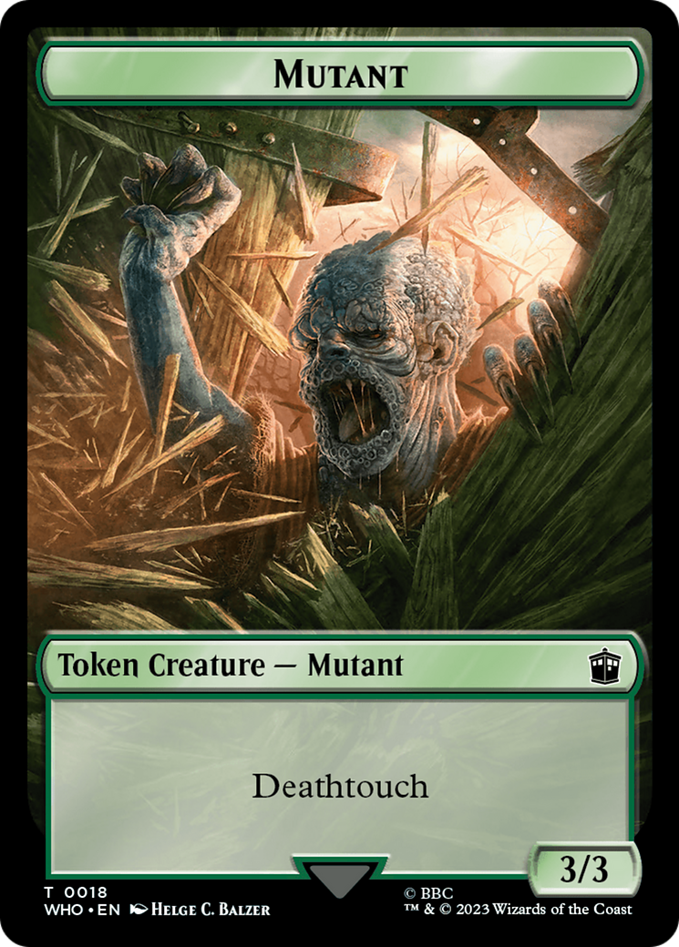 Mutant (TWHO-018) [Tokens] Doctor Who Tokens Foil MTG Single Wizards of the Coast