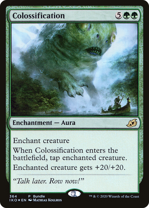 Colossification (IKO Bundle) (UMP-364) [Ikoria: Lair of Behemoths] Foil MTG Single Wizards of the Coast
