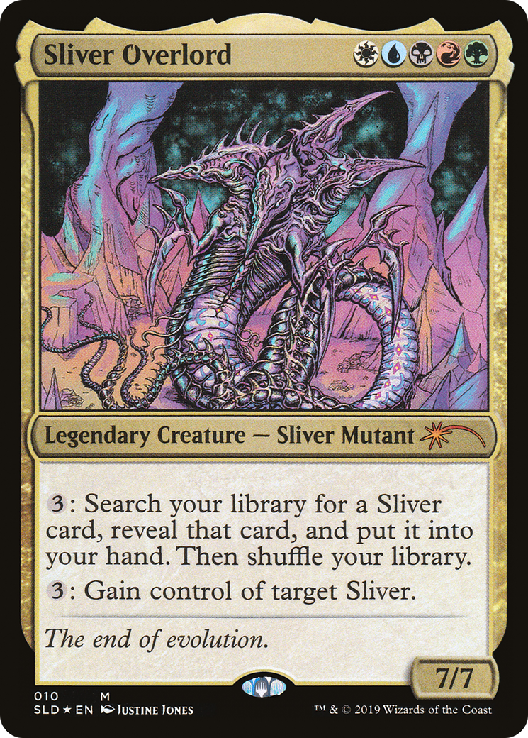 Sliver Overlord (SLD-010) [Secret Lair] Drop Foil MTG Single Wizards of the Coast
