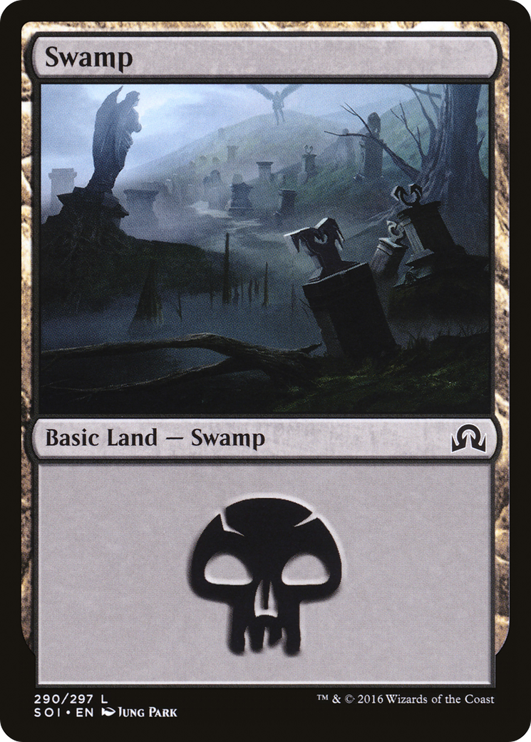 Swamp (SOI-290) [Shadows over Innistrad] Foil MTG Single Wizards of the Coast
