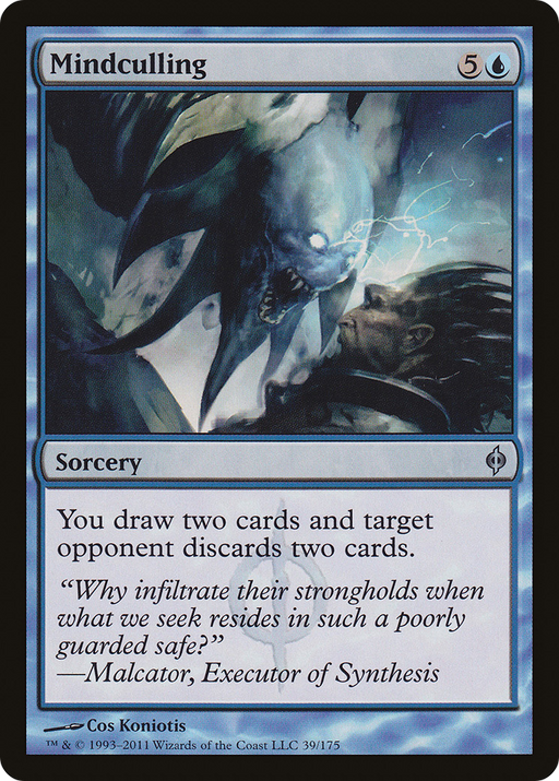 Mindculling (NPH-039) [New Phyrexia] Foil MTG Single Wizards of the Coast