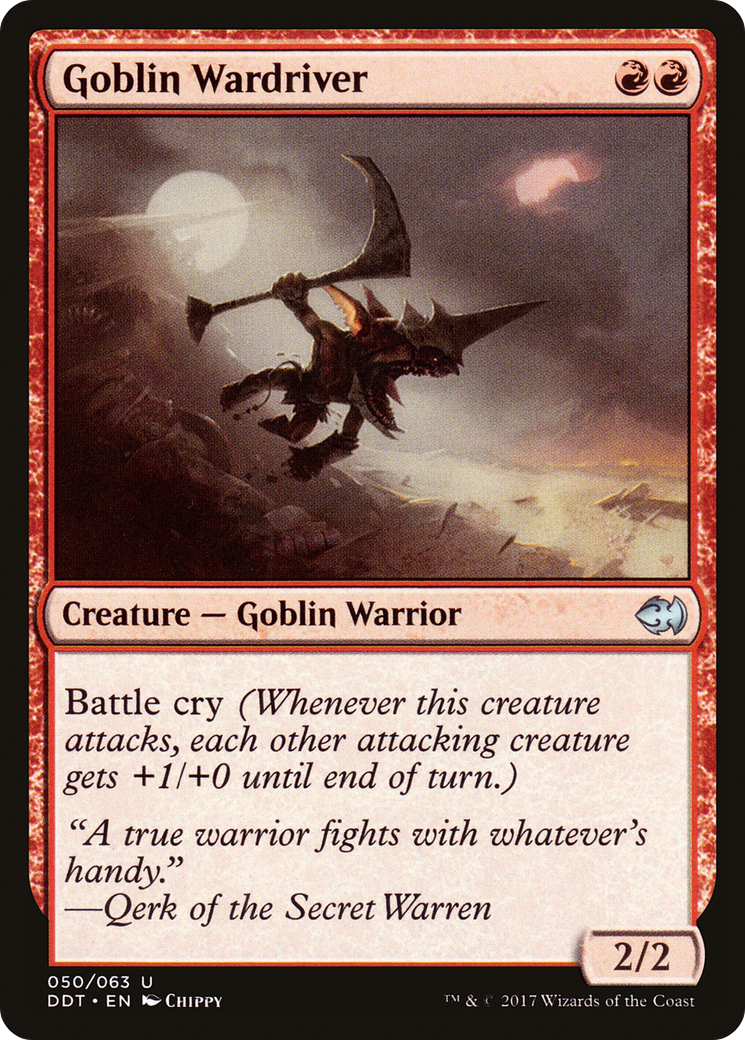 Goblin Wardriver (DDT-050) [Misc] Duel Decks: Merfolk vs. Goblins MTG Single Wizards of the Coast