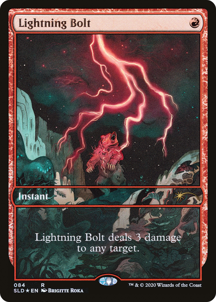 Lightning Bolt (SLD-084) [Secret Lair] Drop Foil MTG Single Wizards of the Coast