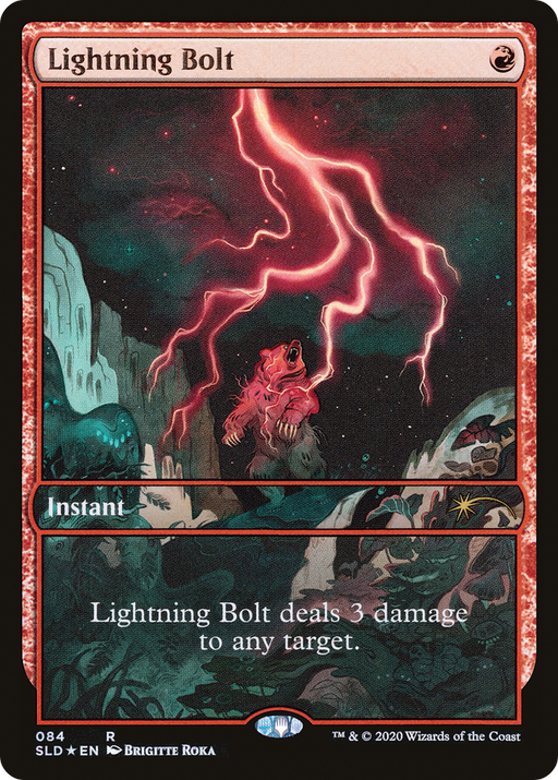 Lightning Bolt (SLD-084) [Secret Lair] Drop Foil MTG Single Wizards of the Coast