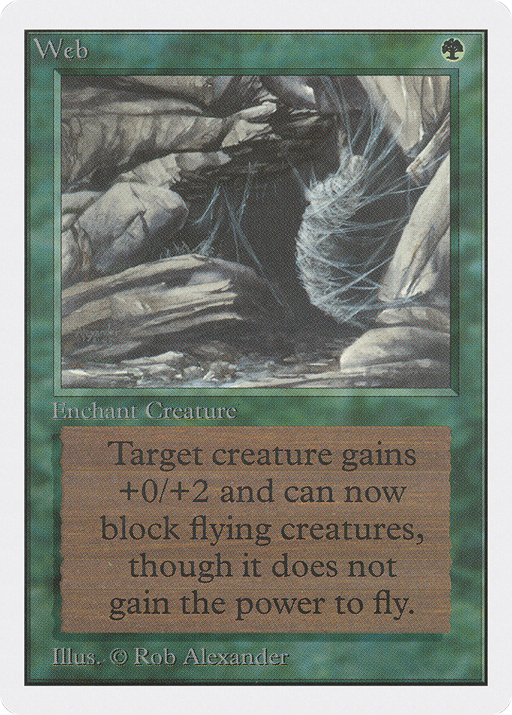 Web (2ED-) [Oldschool] Unlimited Edition MTG Single Wizards of the Coast