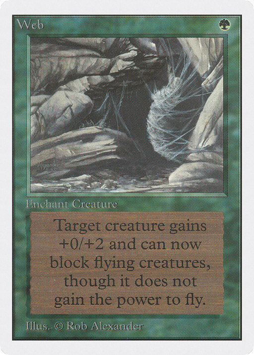 Web (2ED-) [Oldschool] Unlimited Edition MTG Single Wizards of the Coast
