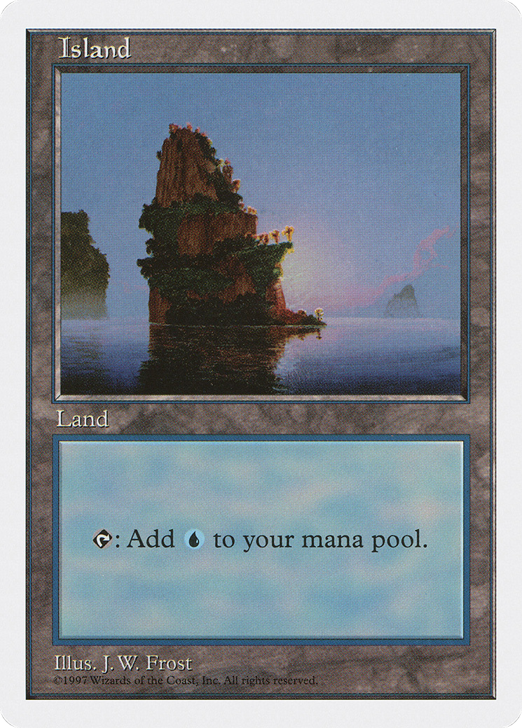 Island (435) (5ED-435) [Fifth Edition] MTG Single Wizards of the Coast