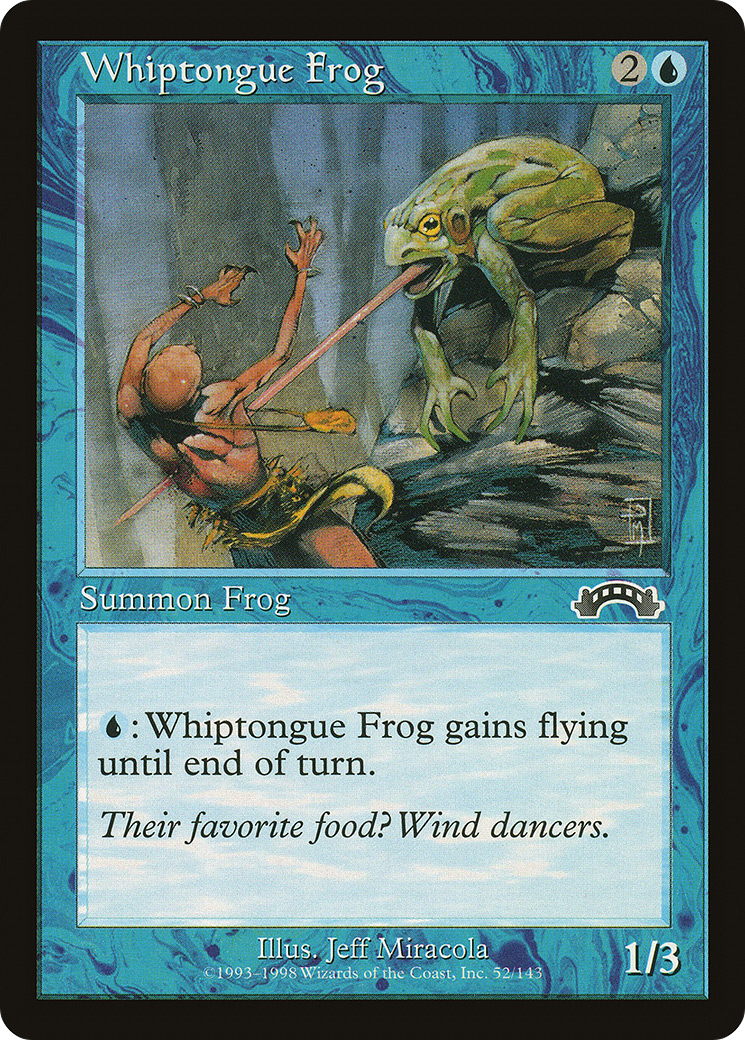 Whiptongue Frog (EXO-052) [Exodus] MTG Single Wizards of the Coast