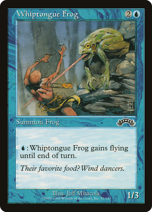 Whiptongue Frog (EXO-052) [Exodus] MTG Single Wizards of the Coast