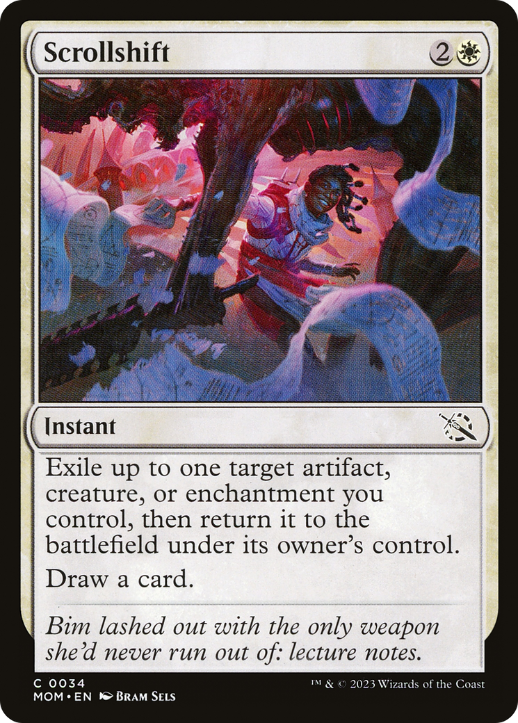 Scrollshift (MOM-034) [March of the Machine] Foil MTG Single Wizards of the Coast