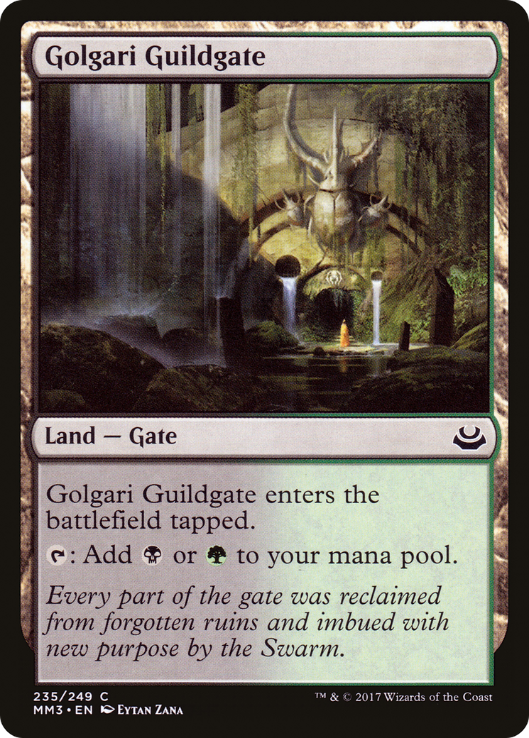 Golgari Guildgate (MM3-235) [Modern Masters 2017] Foil MTG Single Modern Masters 2017