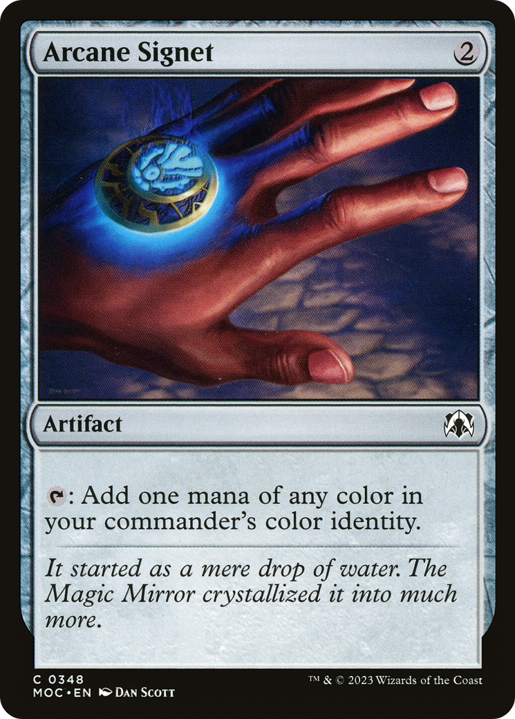Arcane Signet (MOC-348) [March of the Machine Commander] MTG Single Wizards of the Coast