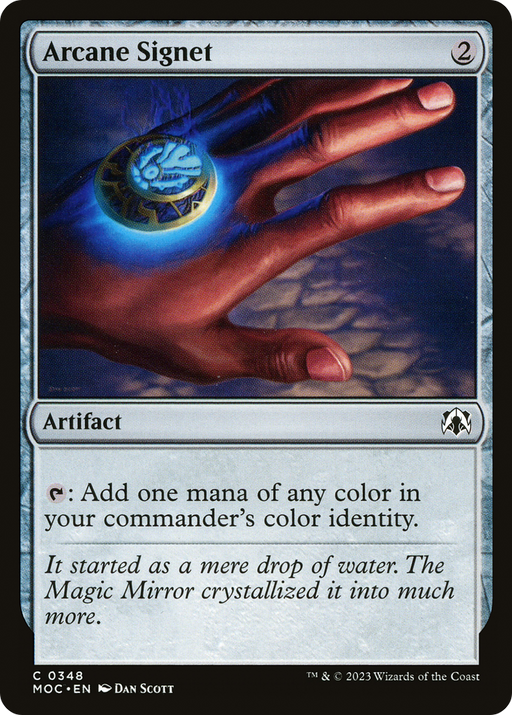 Arcane Signet (MOC-348) [March of the Machine Commander] MTG Single Wizards of the Coast