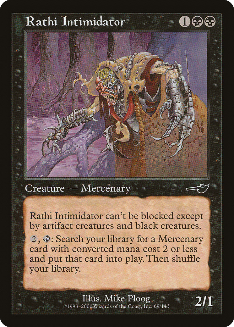 Rathi Intimidator (NMS-069) [Nemesis] Foil MTG Single Wizards of the Coast