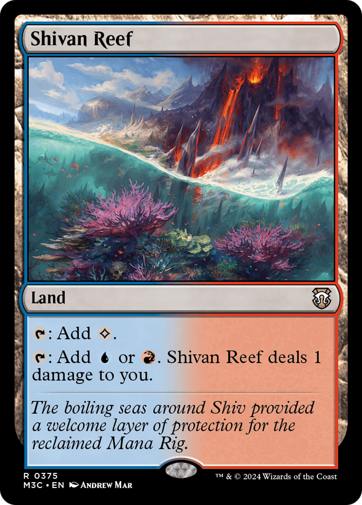 Shivan Reef (M3C-375) [Modern Horizons 3 Commander] MTG Single Wizards of the Coast