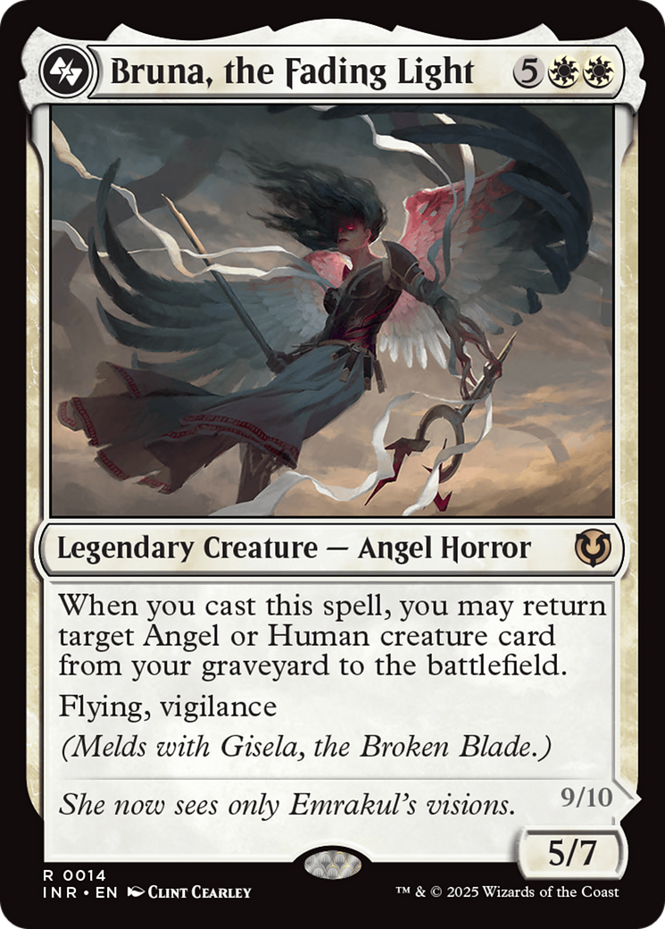 Bruna, the Fading Light (INR-014) [Innistrad Remastered] MTG Single Wizards of the Coast