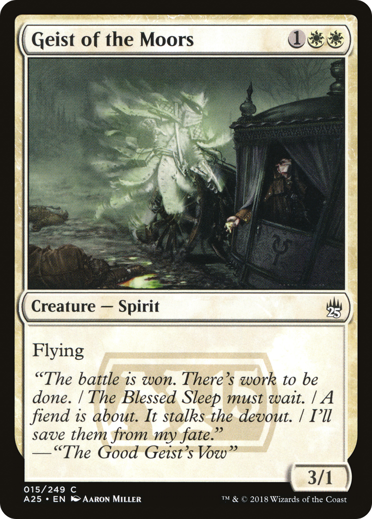 Geist of the Moors (A25-015) [Masters 25] Foil MTG Single Wizards of the Coast