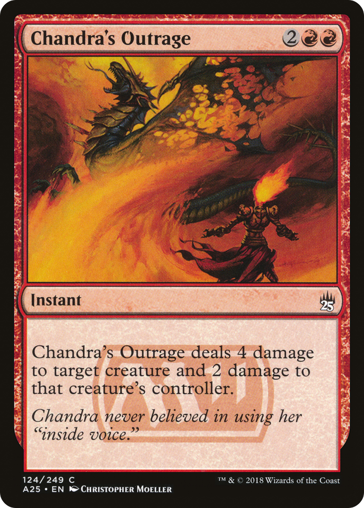 Chandra's Outrage (A25-124) [Masters 25] MTG Single Wizards of the Coast