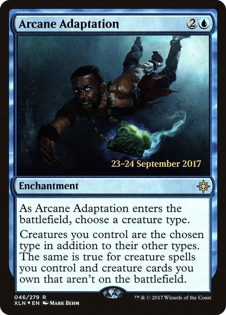 Arcane Adaptation (PRE-046) [Ixalan Promos] Foil MTG Single Wizards of the Coast