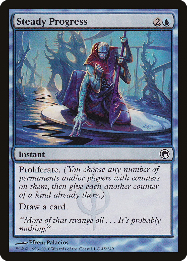 Steady Progress (SOM-045) [Scars of Mirrodin] MTG Single Wizards of the Coast