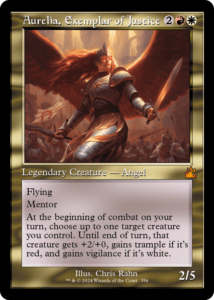 Aurelia, Exemplar of Justice (RVR-356) [Ravnica Remastered] MTG Single Wizards of the Coast