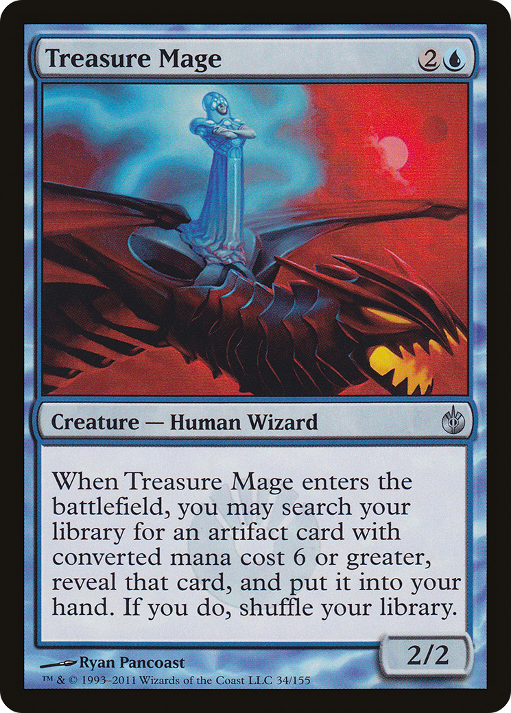 Treasure Mage (MBS-034) [Mirrodin Besieged] Foil MTG Single Wizards of the Coast