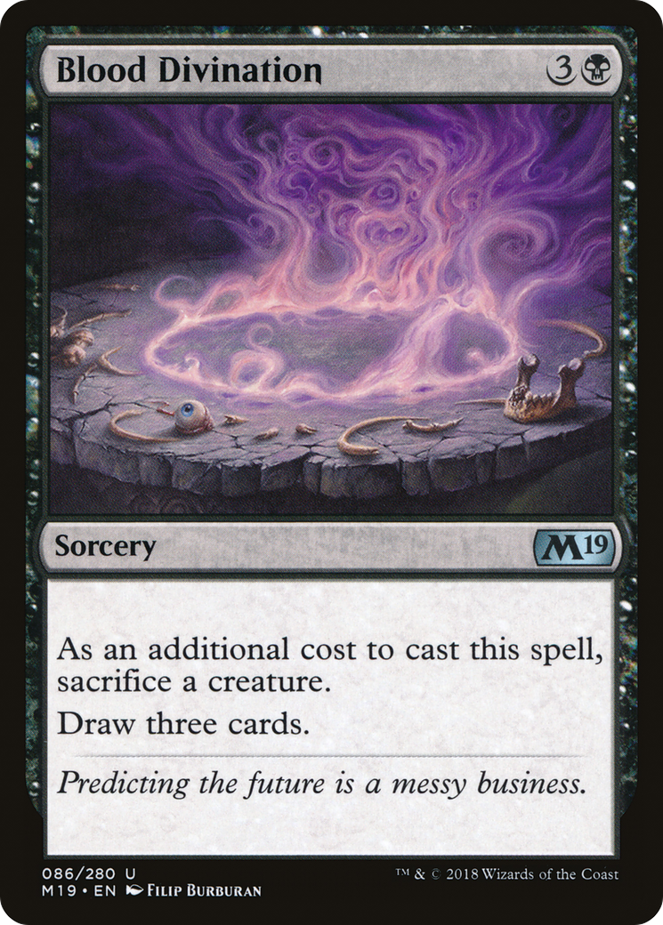 Blood Divination (M19-086) [Core Set 2019] Foil MTG Single Wizards of the Coast