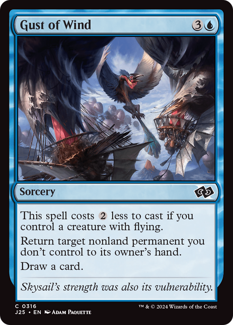 Gust of Wind (J25-316) [Foundations Jumpstart] MTG Single Wizards of the Coast