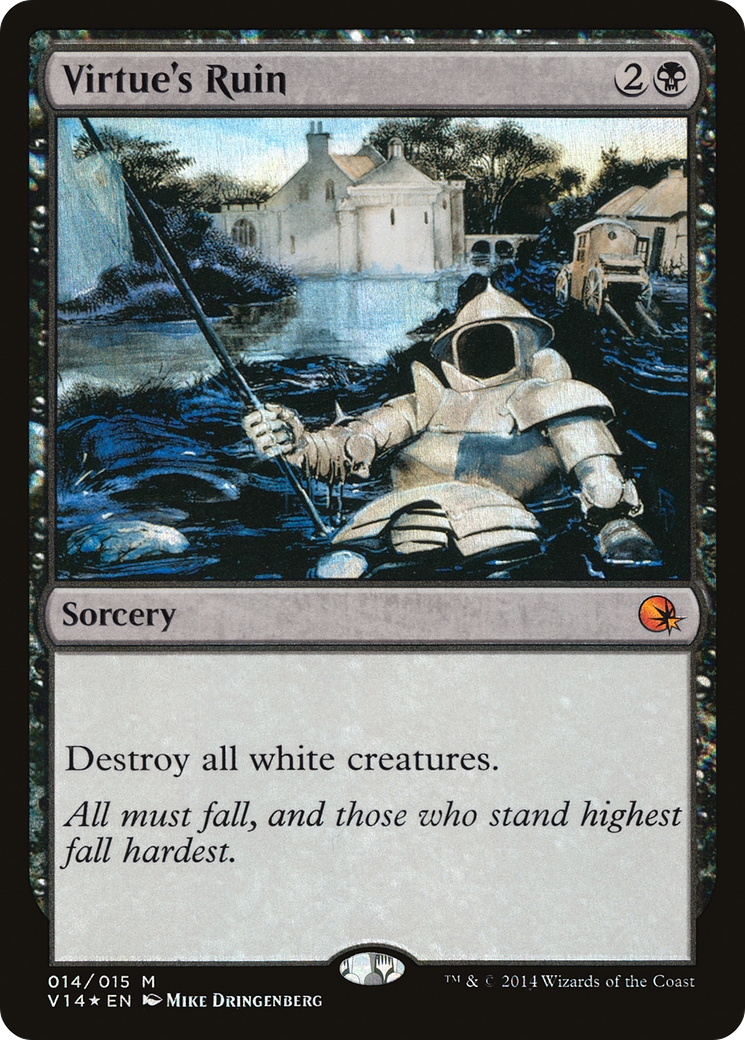 Virtue's Ruin (V14-014) [Misc] From the Vault: Annihilation Foil MTG Single Wizards of the Coast