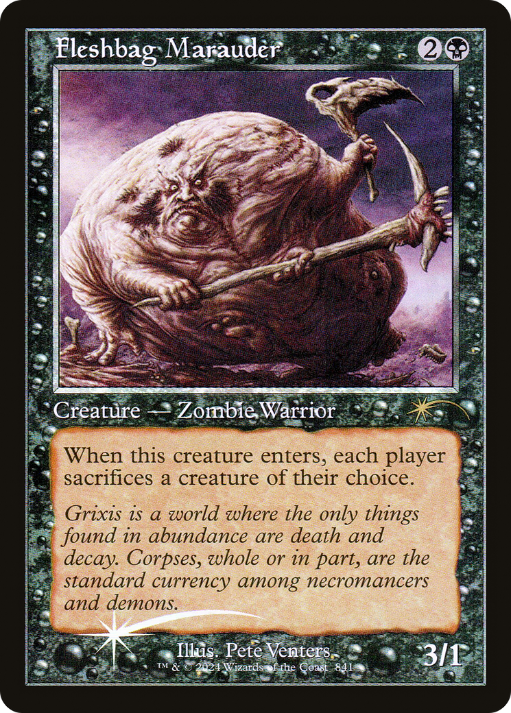 Fleshbag Marauder (841) (SLD-841) [Secret Lair] Drop Foil MTG Single Wizards of the Coast