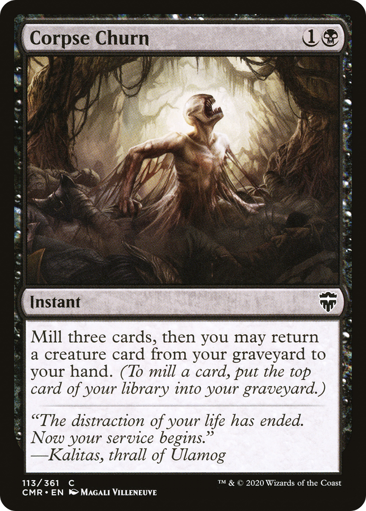 Corpse Churn (CMR-113) [Commander Legends] MTG Single Wizards of the Coast