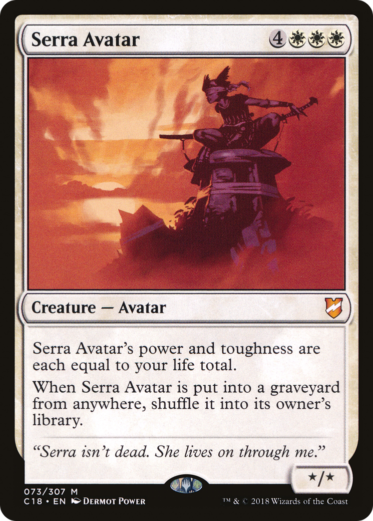 Serra Avatar (C18-073) [Commander 2018] MTG Single Wizards of the Coast