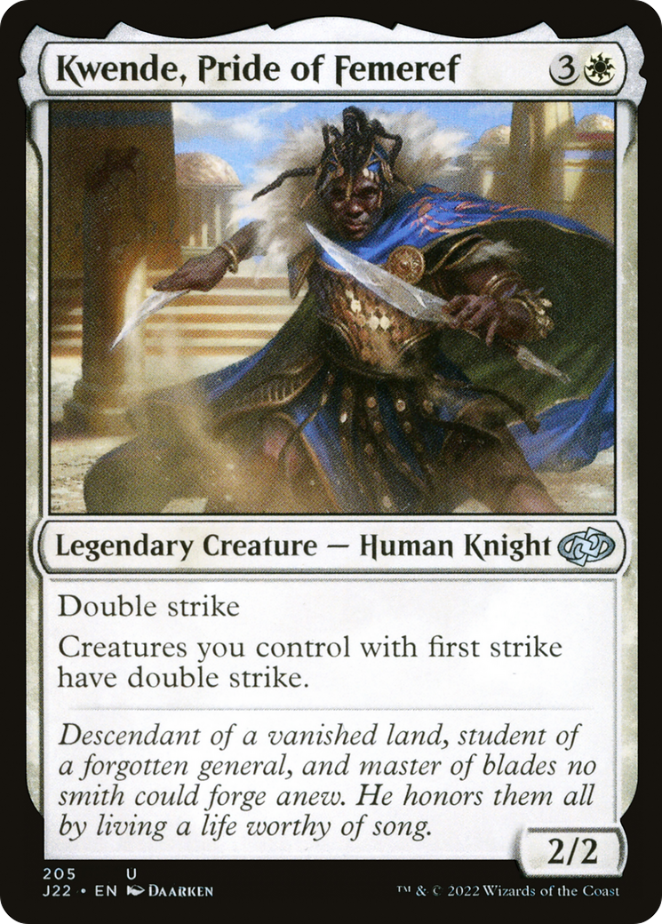 Kwende, Pride of Femeref (J22-205) [Jumpstart 2022] MTG Single Wizards of the Coast