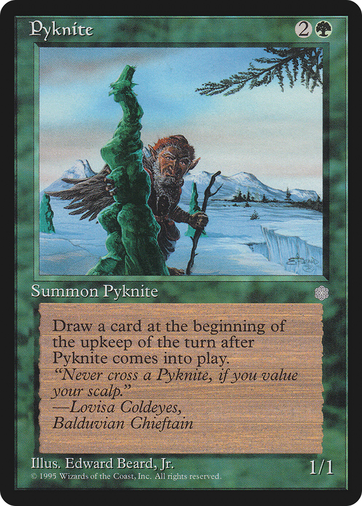 Pyknite (ICE-258) [Ice Age] MTG Single Wizards of the Coast