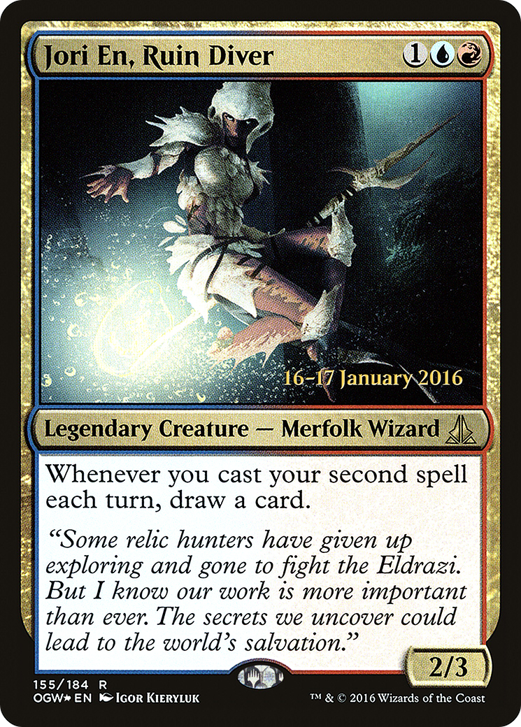 Jori En, Ruin Diver (PRE-155) [Oath of the Gatewatch Promos] Foil MTG Single Wizards of the Coast