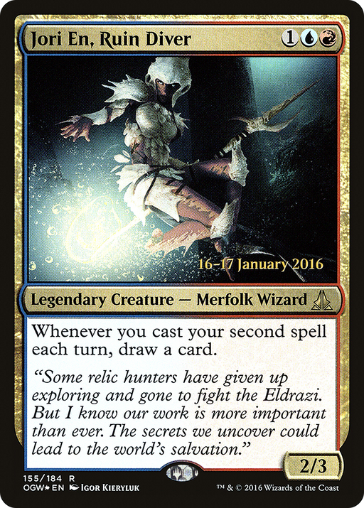 Jori En, Ruin Diver (PRE-155) [Oath of the Gatewatch Promos] Foil MTG Single Wizards of the Coast