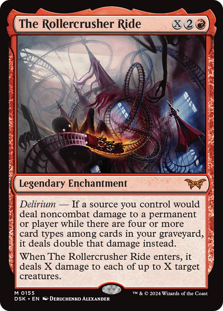 The Rollercrusher Ride (0155) (DSK-155) [Duskmourn: House of Horror] MTG Single Wizards of the Coast