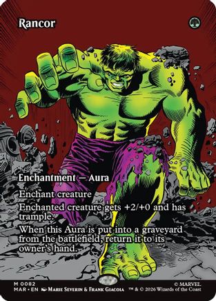 Rancor (MAR-082) [Marvel Universe Eternal-Legal] MTG Single Wizards of the Coast