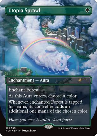 Utopia Sprawl (2693) (SLD-2693) [Secret Lair] Drop Series MTG Single Wizards of the Coast