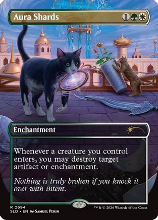 Aura Shards (2694) (SLD-2694) [Secret Lair] Drop Series Foil MTG Single Wizards of the Coast