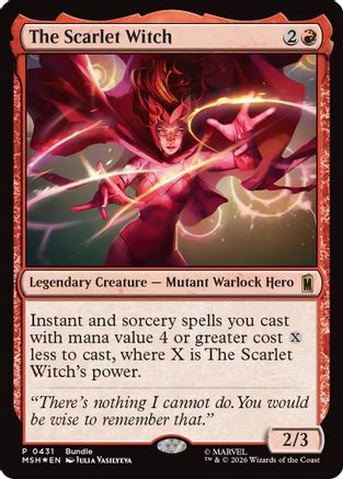 The Scarlet Witch (UMP-431) [Misc] Unique and Miscellaneous Promos Foil MTG Single Wizards of the Coast