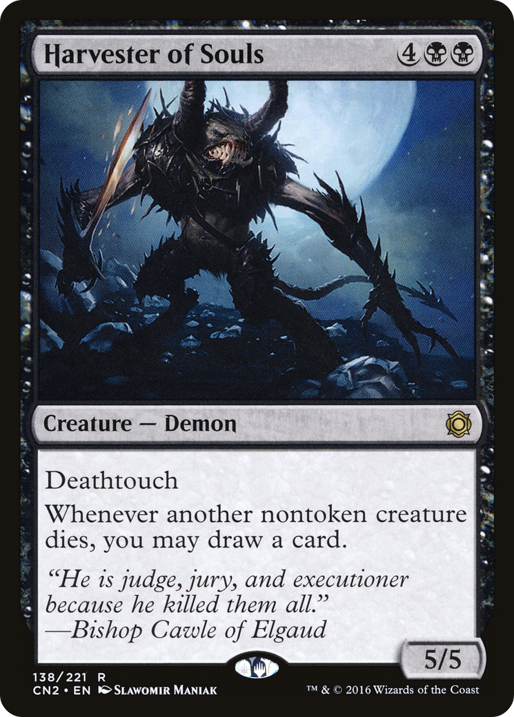 Harvester of Souls (CN2-138) [Conspiracy: Take the Crown] Foil MTG Single Wizards of the Coast