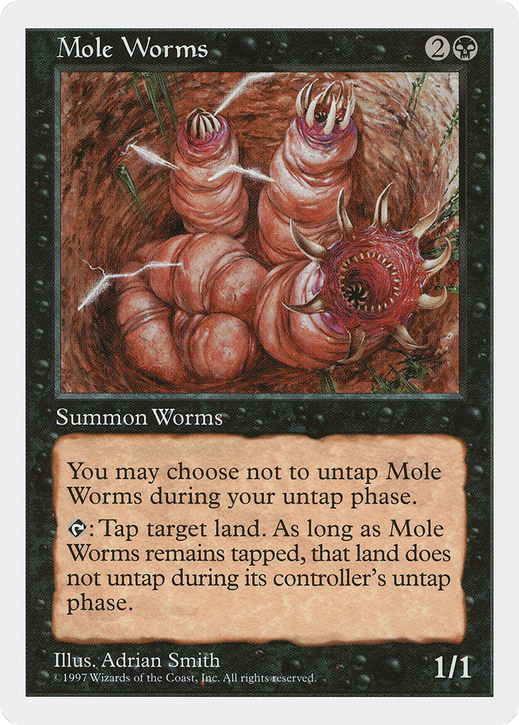 Mole Worms (5ED-) [Fifth Edition] MTG Single Wizards of the Coast