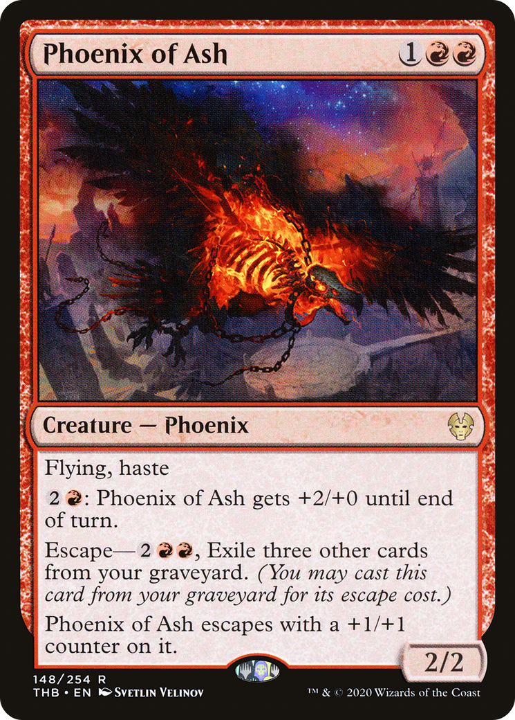 Phoenix of Ash (THB-148) [Theros Beyond Death] Foil MTG Single Wizards of the Coast