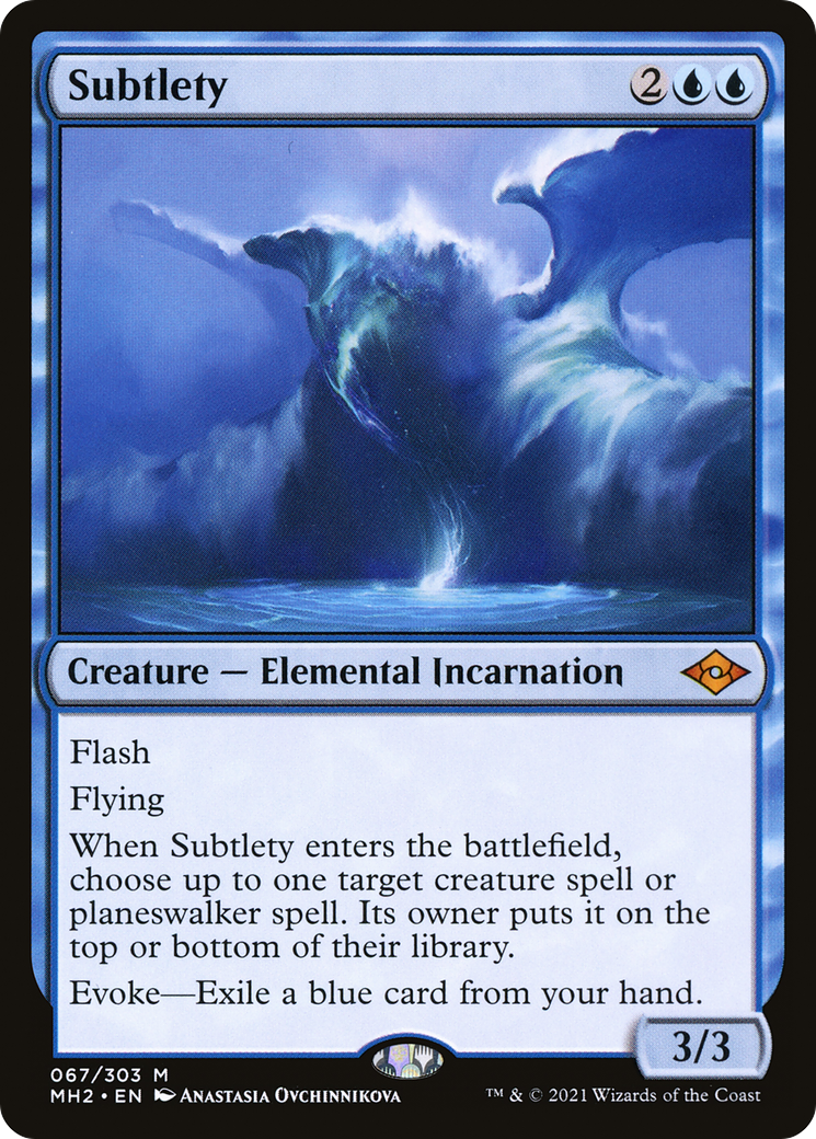 Subtlety (MH2-067) [Modern Horizons 2] MTG Single Modern Horizons 2